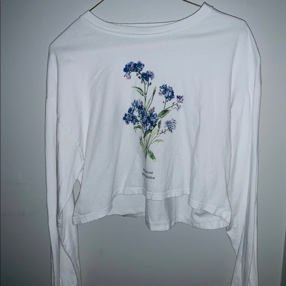 Long sleeve crop